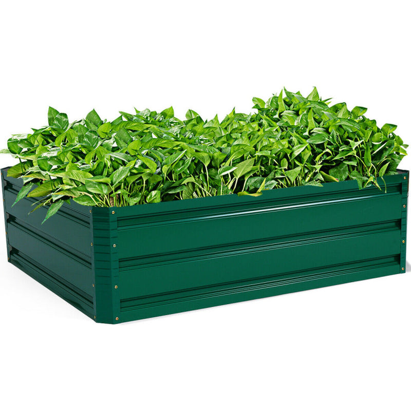 40 Inch X 32 Inch Patio Raised Garden Bed for Vegetable Flower Planting